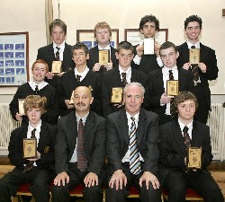 Drama and Debating were acknowledged at the Abbey Grammar Achievement Prize Giving Ceremony. Conor McKeown was Best Supporting actor in Warrenpoint Drama Festival. He also had a lead role in the Ulster Youth Theatre.  Conal OHare was Best actor in Warrenpoint Drama Festival. Philip McClory was first in the Senior School Debating Competition. Ryan Martin was third in this competition. Paul Mallon, Niall ODonnell, Conor Fox and David McCracken won the Mental Health Awareness debating competition. Garbhan McKevitt, Conor Shields and Darren Marshall were first, second and third in the schools Hardspell competition.